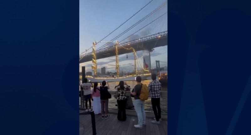 Brooklyn Bridge collision with Mexican naval ship leaves multiple casualties