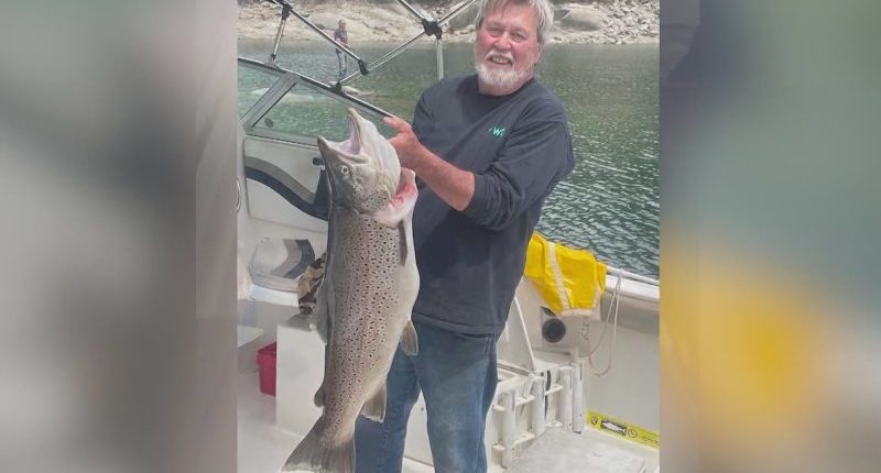 California man spends 30 minutes reeling in monster-sized trout: 'Quite a shock'
