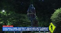 Chicago Park District reaches settlement over Christopher Columbus statue removal in Little Italy's Arrigo Park on Near West Side