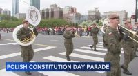 Chicago Polish parade: 134th annual Polish Constitution Day Parade rolls down Columbus Drive through downtown Chicago