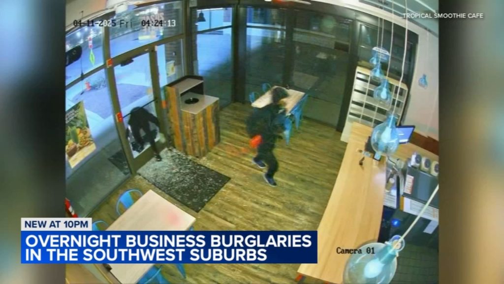 Chicago-area crime: Police investigating at least 10 small business burglaries in Woodridge, Downers Grove; crimes caught on video