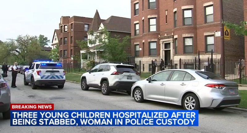 Chicago crime: Aurionah-Rakii-Karie Parker-White charged after 3 young children stabbed on South Harvard Avenue, police say