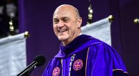 Clemson president is bowled over by his daughter's big moment