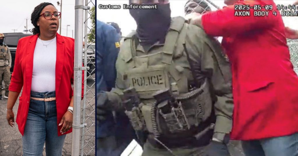 Congresswoman allegedly made 'forcible contact' with feds