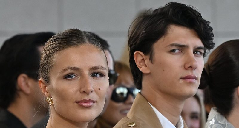 Count Nikolai and girlfriend Benedikte attend Australian Fashion Week