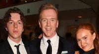 Damian Lewis and his kids make rare appearance for the BAFTAS