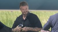 David Beckham arrives back after celebrating 50th in Paris