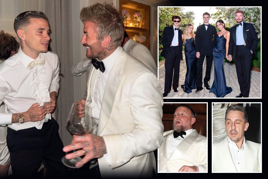 David Beckham’s raucous 50th SHUT DOWN at 3.35am after complaints as family have wild A list party to forget family feud