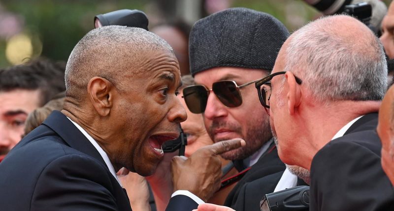 Denzel Washington explodes at photographer at Cannes