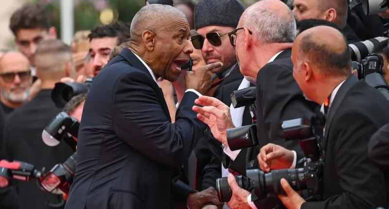 Denzel Washington's Body Language Escalated Quickly to Anger During Altercation on Red Carpet