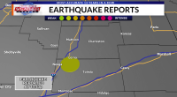 Earthquake confirmed in Cumberland, Coles Counties Monday Night