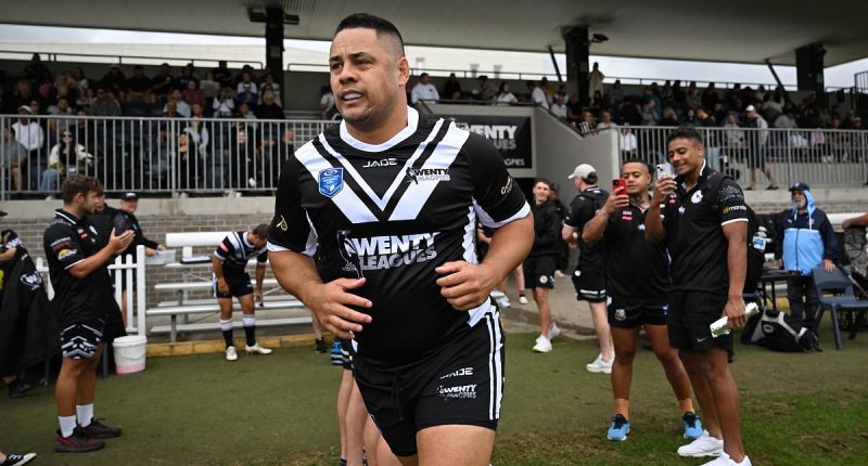Ex-NRL star Jarryd Hayne breaks silence as he returns to the footy pitch for the first time since he was released from prison