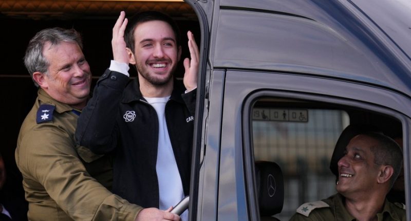 Feted by school children, tossing out a first pitch: Former Israeli hostage grapples with celebrity