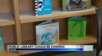 Fisher making efforts to get first public library