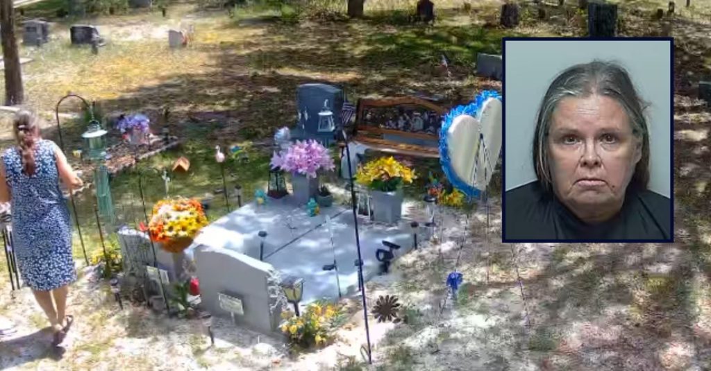 Florida woman caught stealing items from grave site: Cops