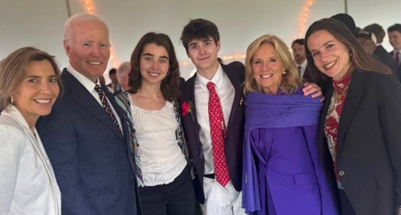 Former President Joe Biden makes first public appearance since cancer diagnosis