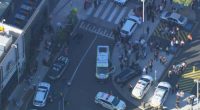 A 15 year-old boy and another man have been arrested ﻿after the incident at Northland Shopping Centre in Preston at 2.30pm, Victoria Police said.