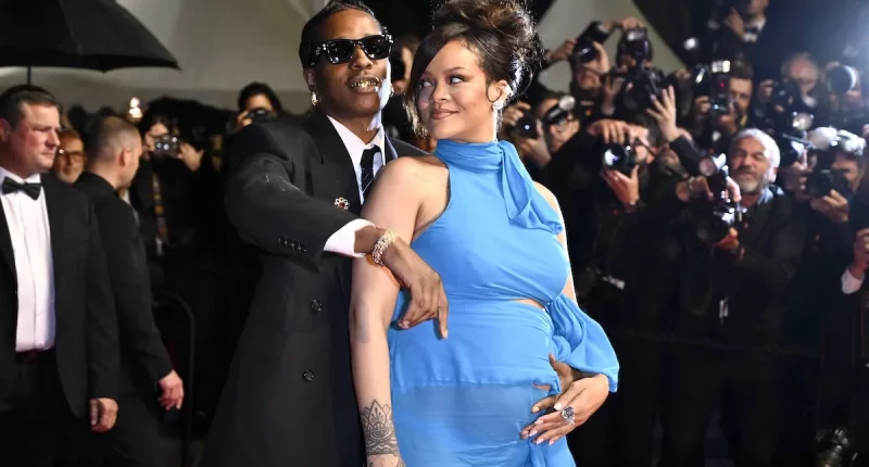 Glowing Rihanna Shows Off Baby Bump as She Gets Cozy With A$AP Rocky in Cannes