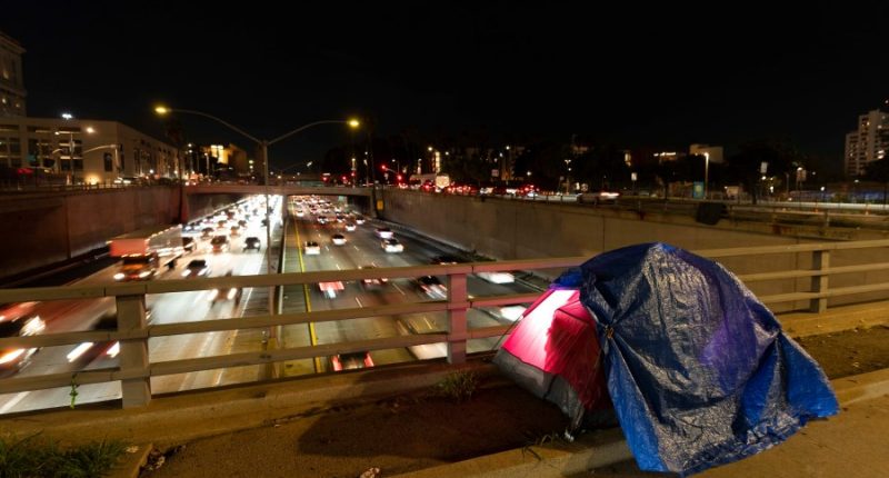 Gov. Gavin Newsom urges California cities and counties to ban homeless encampments