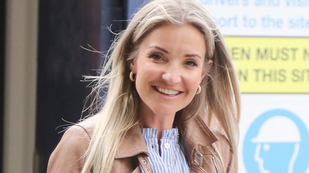 Helen Skelton wraps her arms around Gethin Jones as pair go public