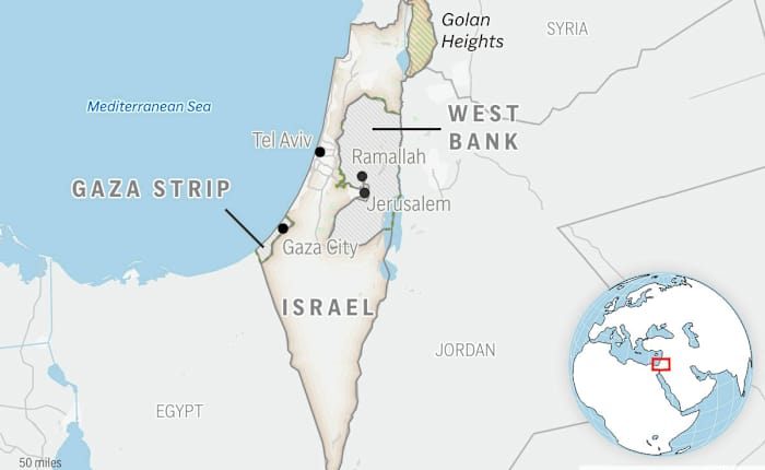 Israeli strikes across Gaza kill at least 66 people, hospitals and medics say