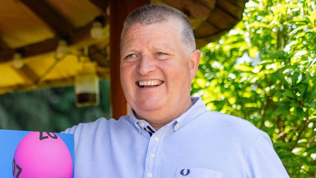 I've cleaned up! Lorry driver wins £5.2million on the lottery and celebrates in style... by buying a new vacuum