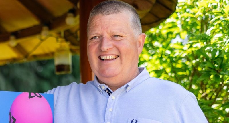 I've cleaned up! Lorry driver wins £5.2million on the lottery and celebrates in style... by buying a new vacuum