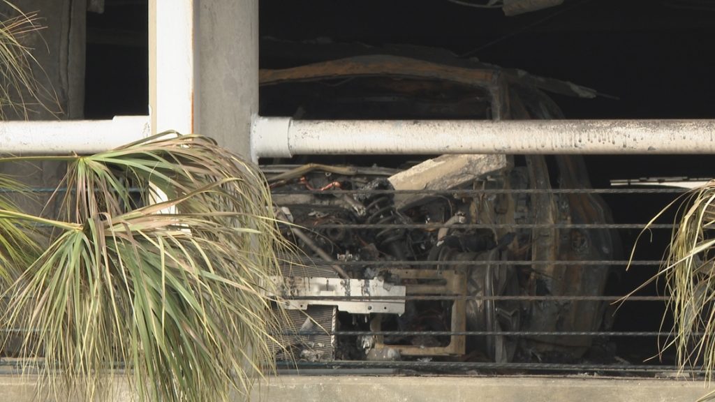 JAX passengers get first look at cars after parking garage fire