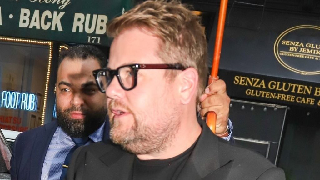James Corden looks dapper alongside wife Julia at pre-Met Gala dinner