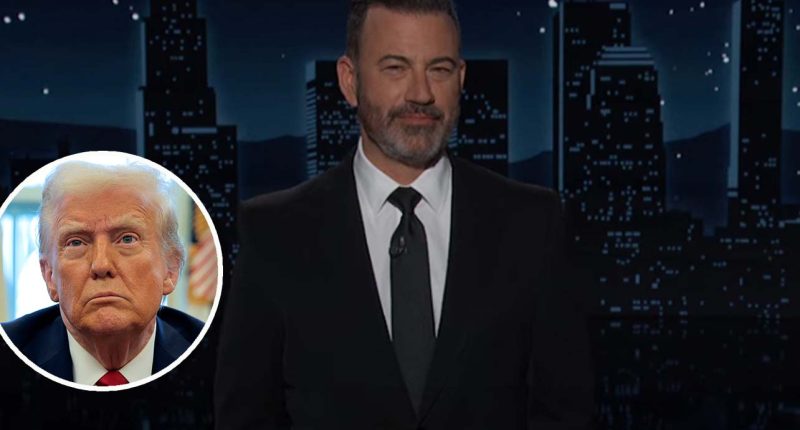 Jimmy Kimmel can’t resist attacking Donald Trump even while announcing the birth of his first granddaughter: “You are NOT dating her in 21 years”