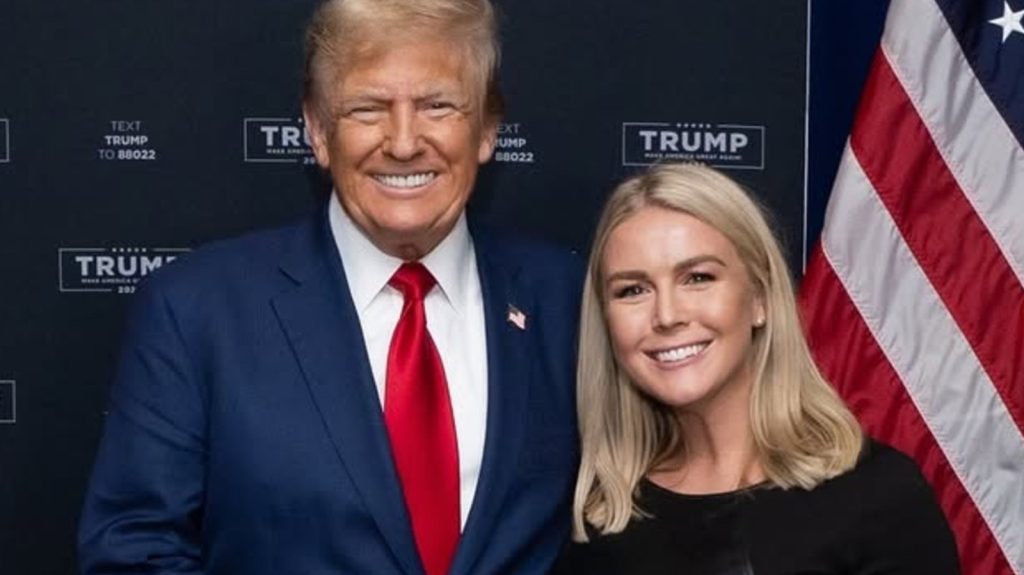 Karoline Leavitt's Throwback Pic With Trump Puts His True Age On Blast
