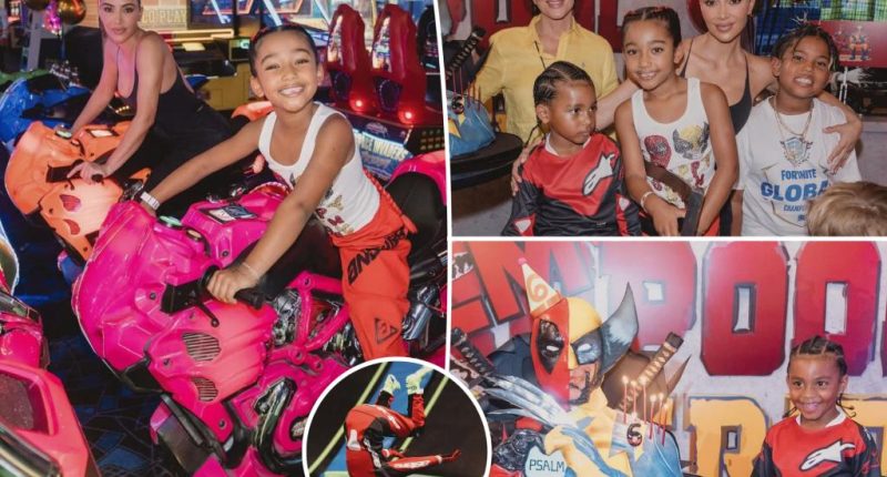 Kim Kardashian celebrates son Psalm’s 6th birthday at over-the-top ‘Deadpool & Wolverine’ arcade bash
