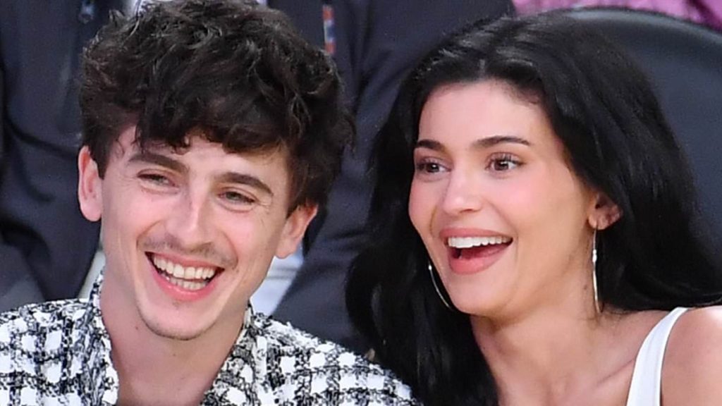 Kylie Jenner can't keep hands off Timothee Chalamet at Lakers game