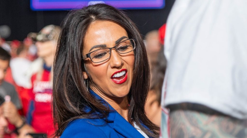 Lauren Boebert Flaunts A Little Too Much Leg At Work In Risky Mini-Dress