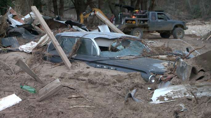 Local officers remember rescuing stranded colleagues during Helene, honored for heroism