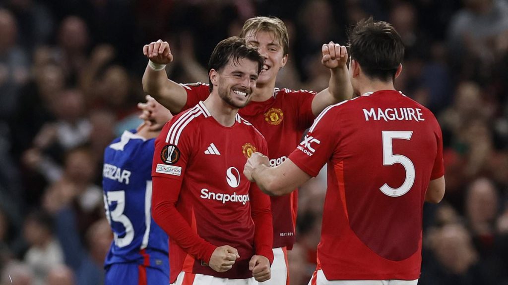 Man United 4-1 Athletic Bilbao (7-1 agg): Mason Mount stars in stunning cameo as Red Devils rubber stamp place in the Europa League final after another Old Trafford fightback