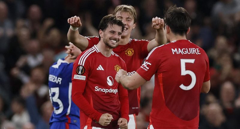 Man United 4-1 Athletic Bilbao (7-1 agg): Mason Mount stars in stunning cameo as Red Devils rubber stamp place in the Europa League final after another Old Trafford fightback