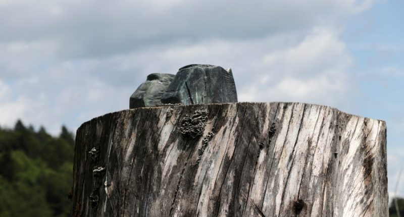 Melania Trump's statue in native Slovenia cut off at feet, stolen