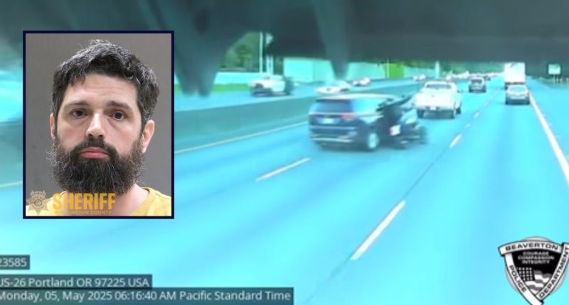 Minivan slams into motorcycle in road rage incident: Cops