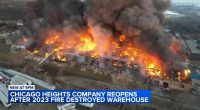 Morgan Li Chicago Heights, Illinois manufacturing warehouse reopens after destructive 2023 fire