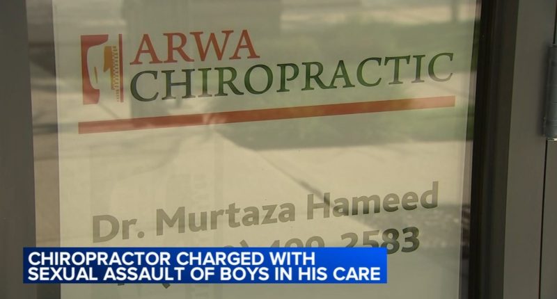 Murtaza Hameed of Arwa Chiropractic in Aurora, Illinois charged with sex abuse of 2 teen boys in his care, officials say