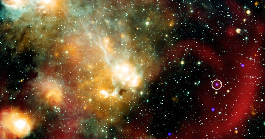 Mysterious object spotted in our galaxy is emitting X-rays and radio waves