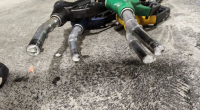A Melbourne petrol station has been targeted in a bizarre act of sabotage.