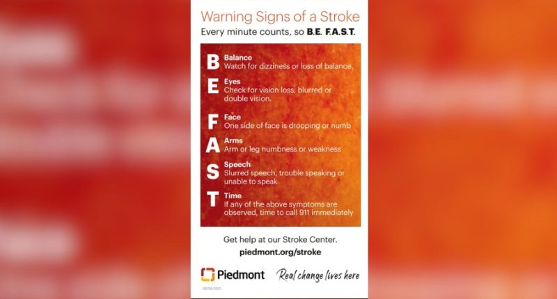 Piedmont Augusta raises awareness on stroke prevention this May