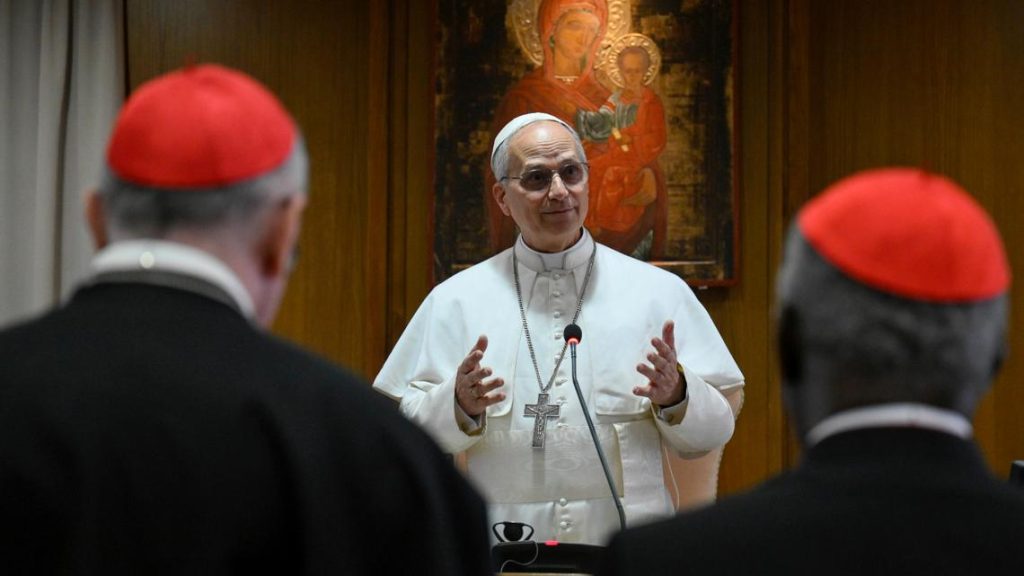 Pope Leo XIV lays out vision for his papacy in first formal audience