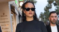 Pregnant Rihanna cradles bump as she visits Boutique Messika in Cannes