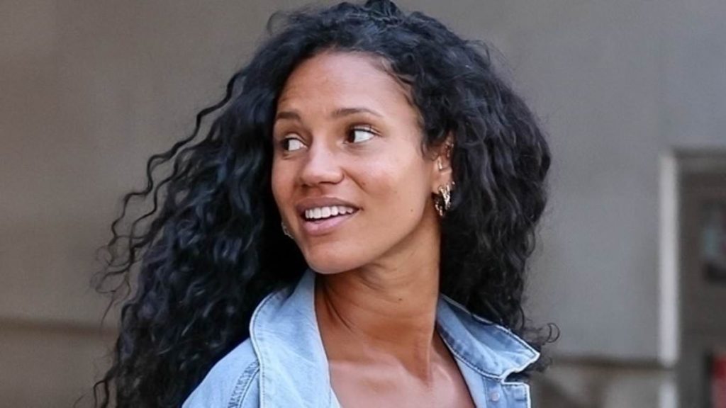Pregnant Vick Hope seen for the first time since confirming she is expecting her first child with husband Calvin Harris