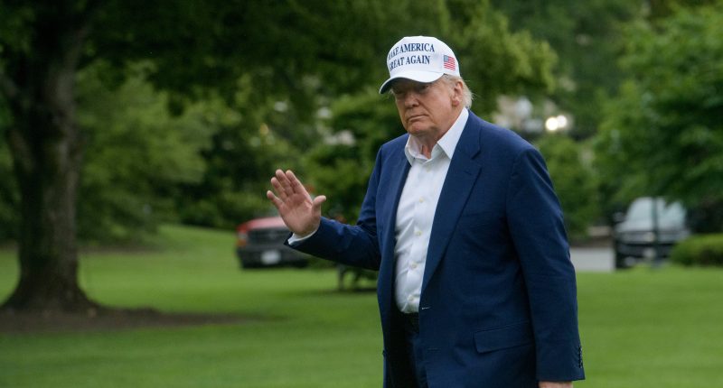 President Trump speaks at Arlington National Cemetery to mark Memorial Day