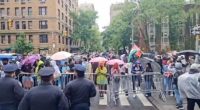 Pro-Palestine protestors erupt outside Met Gala 2025 moments before stars hit red carpet