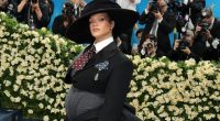 RIHANNA IS PREGNANT AGAIN, DEBUTS BABY BUMP AT 2025 MET GALA